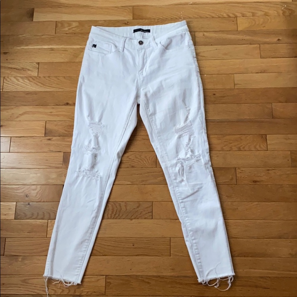 White Ripped Jeans